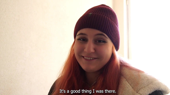 Sloppy Blowjob In The Stairwell After Smoking...