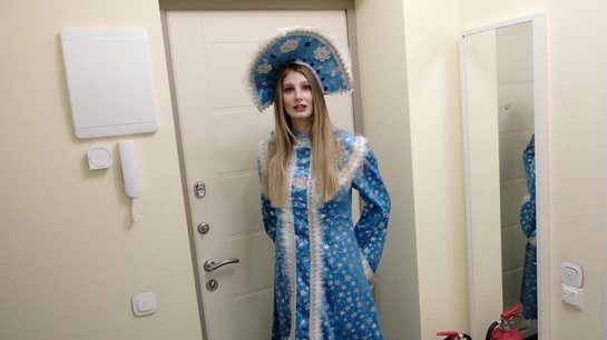 Sexy Snow Maiden Rode My Hard Cock!