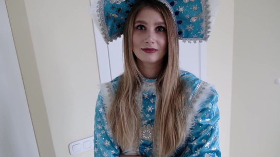 Sexy Snow Maiden Rode My Hard Cock!