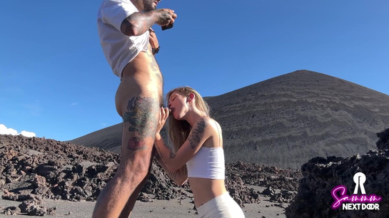 Fucked Her Hard With Volcano Erupting In The Background!