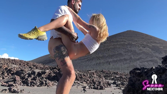 Fucked Her Hard With Volcano Erupting In The Background!