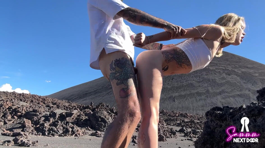 Fucked Her Hard With Volcano Erupting In The Background!