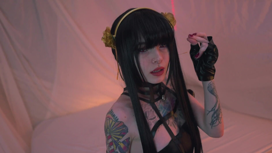 Cosplay Fuck With Tattooed Hottie In Her Shaved Juicy Pussy!