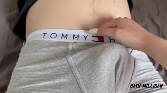 Woke Boyfriend with Morning Handjob and Deep Blowjob!
